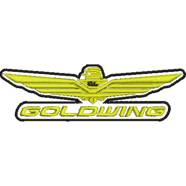 Файл вышивки Goldwing нашивка